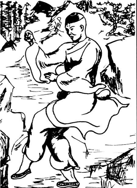 A drawing of Ng Mui